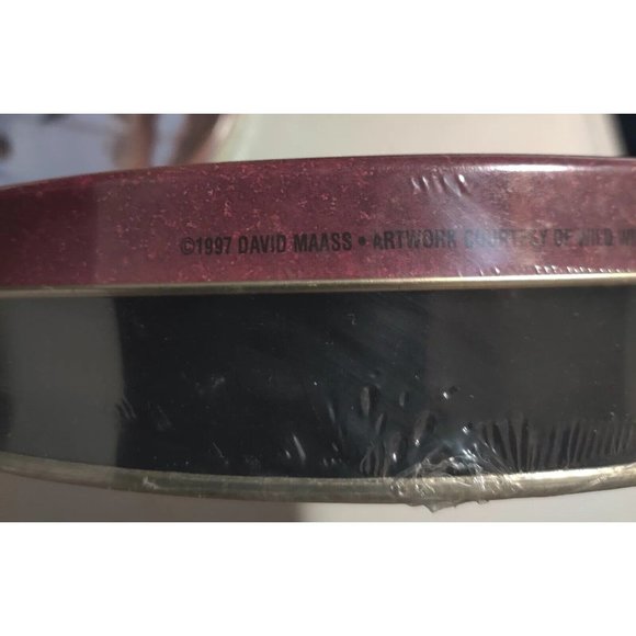 Vtg Dave Maass Duck 9.75" Round Tin Lake City Minnesota Wild Wings Artwork Rare - Picture 8 of 16